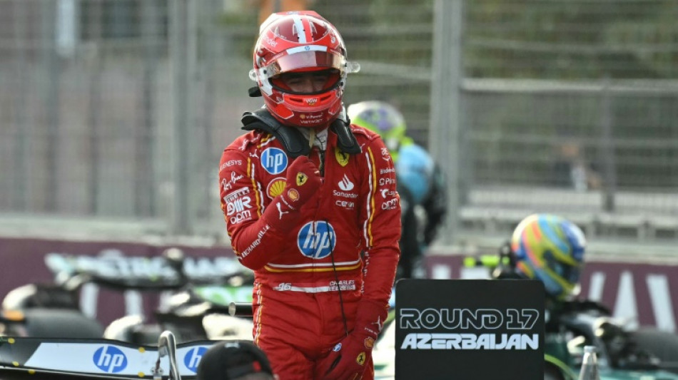 Charles Leclerc faz a pole do GP do Azerbaijão de F1