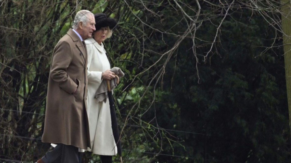 Le roi Charles III assiste à la messe du dimanche à Sandringham