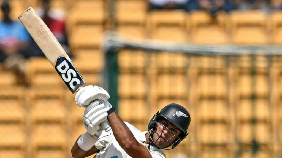 India start steadily after Ravindra ton steers New Zealand to lead of 356