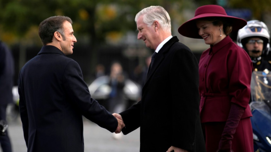 Le roi des Belges Philippe et son épouse Mathilde entament une visite d'Etat en France