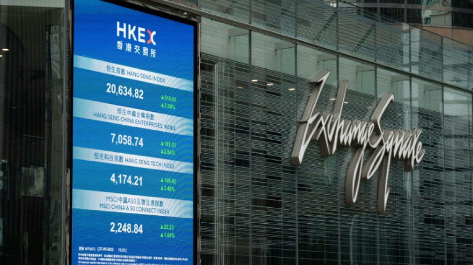 Hong Kong, Shanghai stocks surge on China help