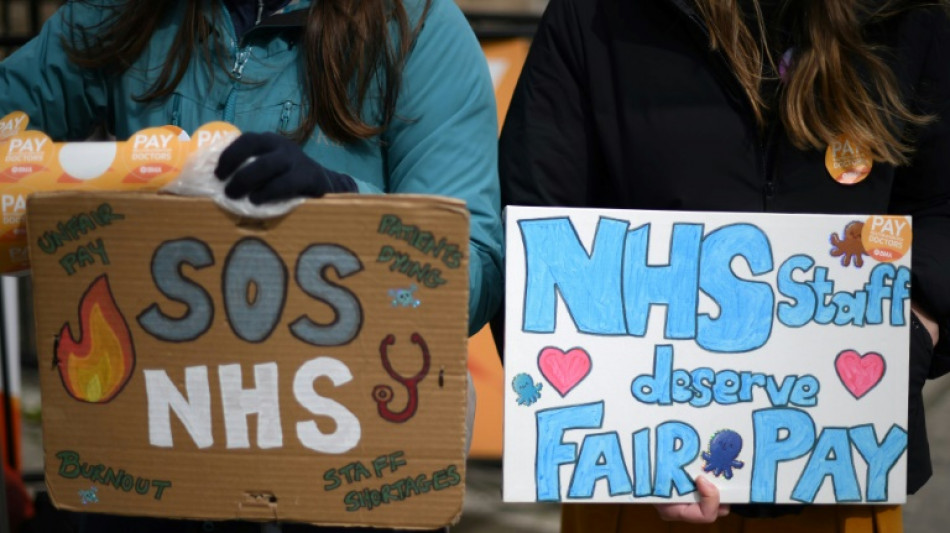 Doctors in England start longest strike in NHS history