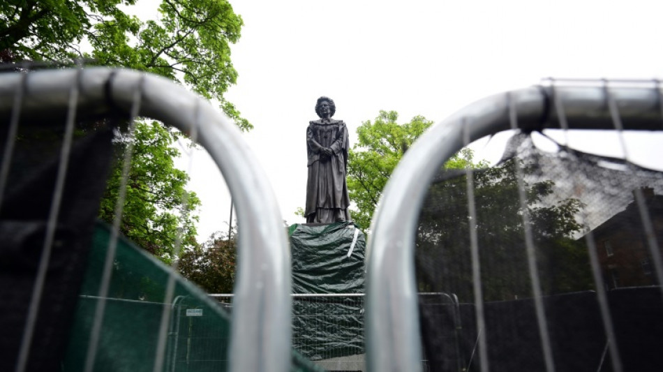 New Thatcher statue egged in hometown 