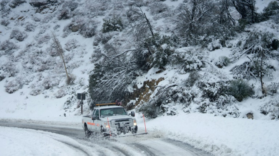 Ungewöhnlicher Wintersturm bringt Schnee nach Südkalifornien