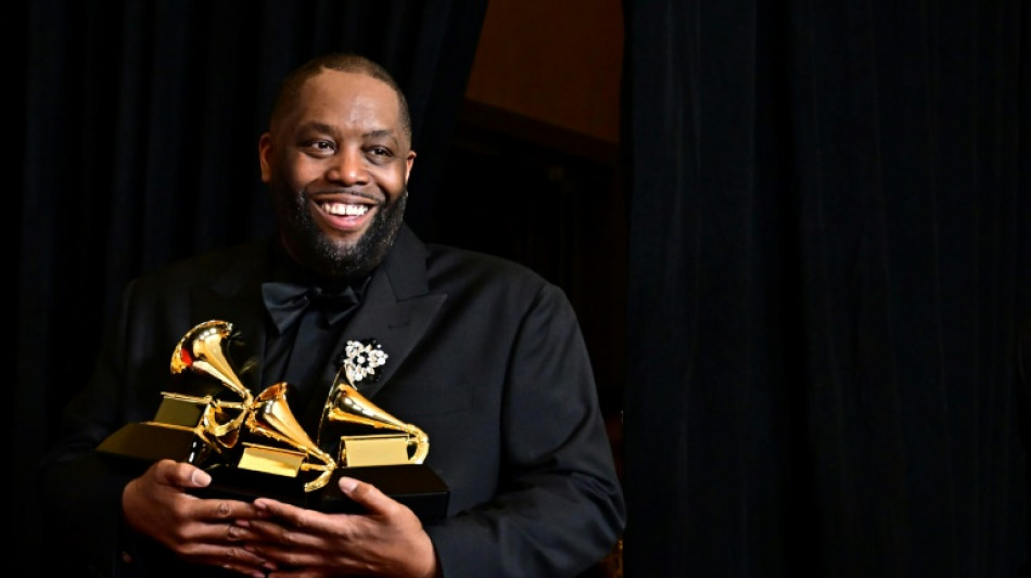 Rapper Killer Mike arrested at Grammys after triple win