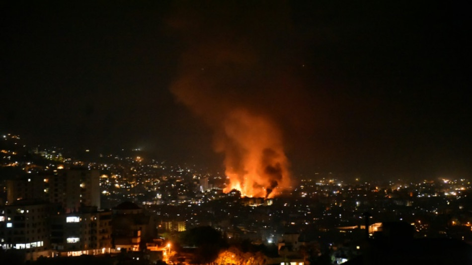 Israeli strikes pound southern Beirut suburbs