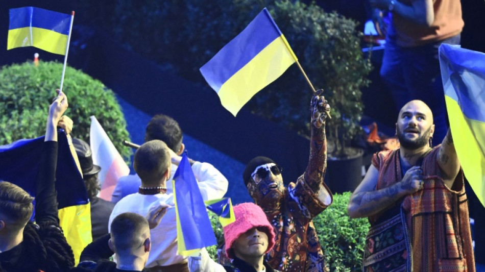 A l'Eurovision, l'Ukraine espère la victoire... en chantant