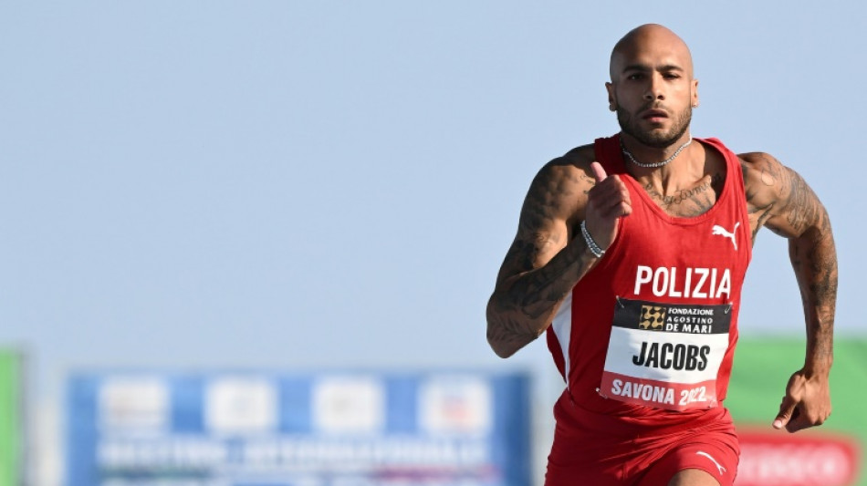 Athlétisme: Jacobs renoue avec le 100 m sans affoler le chrono