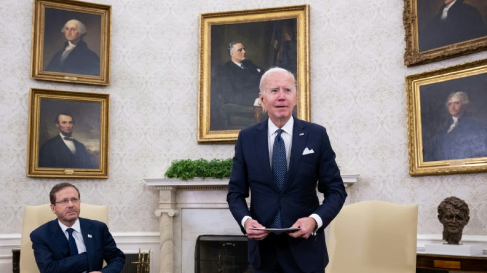 Biden se reúne con el presidente israelí antes de elecciones