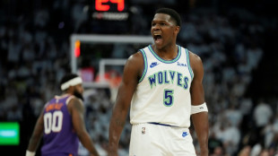 Edwards steals show as T'wolves down Durant's Suns in NBA playoff opener