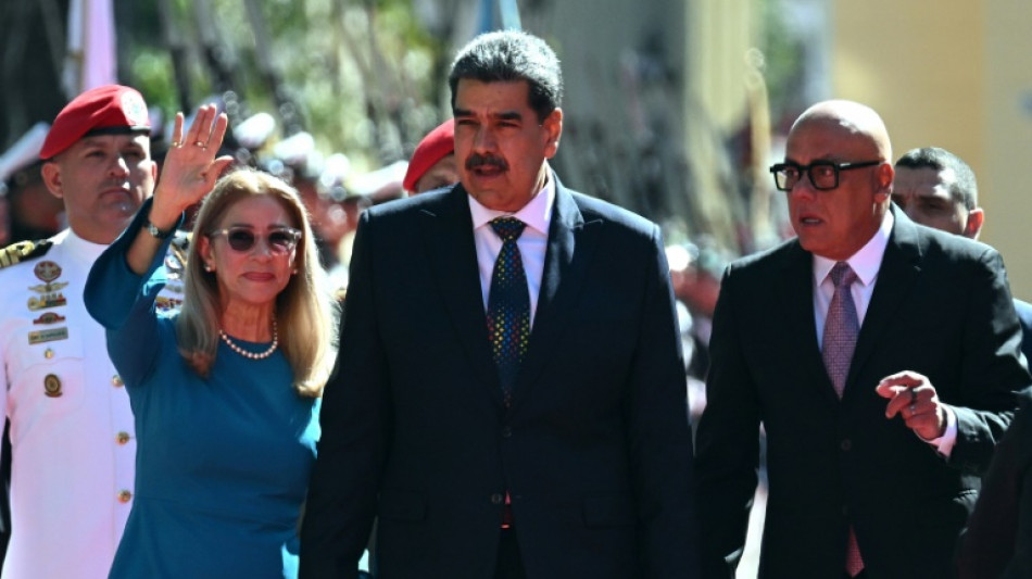 Venezuela's Maduro sworn in as opposition decries 'coup'
