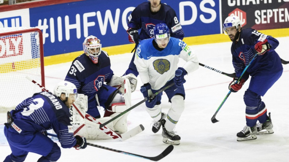 Hockey sur glace: la France décroche son premier succès au Mondial-2022 face au Kazahkstan (2-1)
