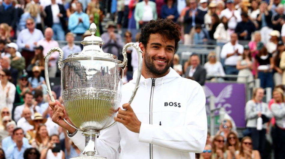 Berrettini retains Queen's title to join elite club