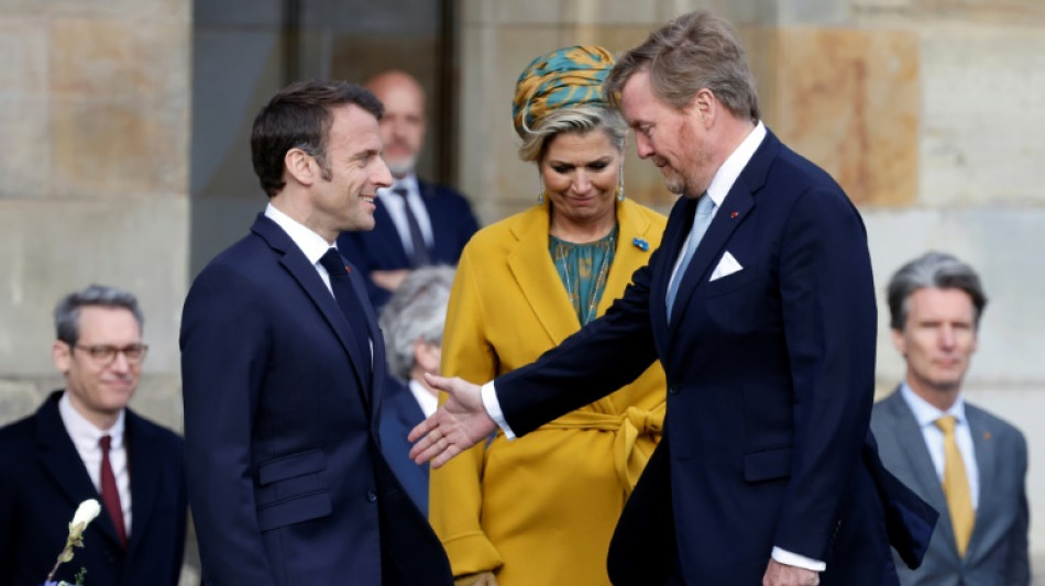 Macron faces China row as Dutch state visit starts