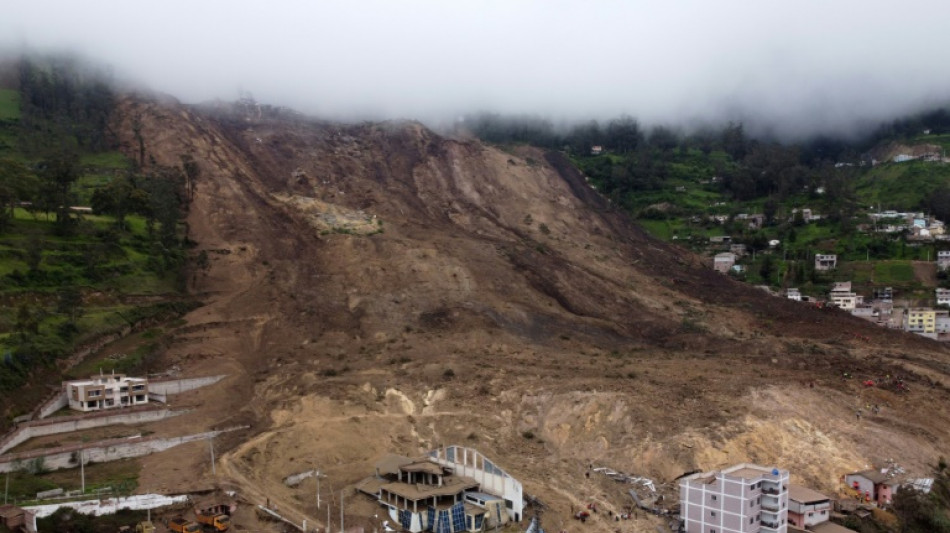 Seven dead, more than 60 missing in Ecuador landslide