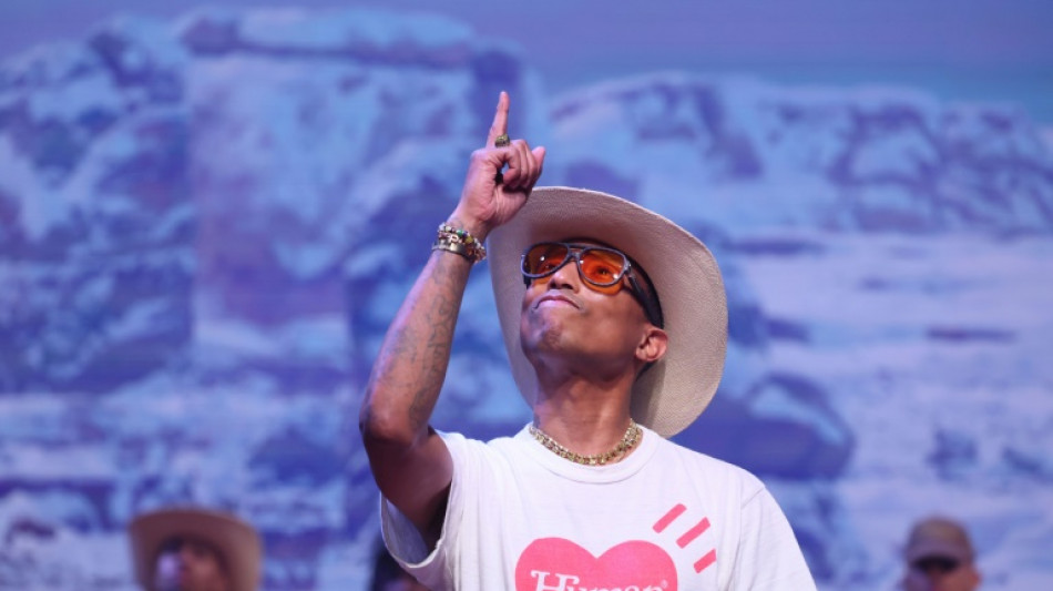 Pharrell Williams brings Old West style to Paris 