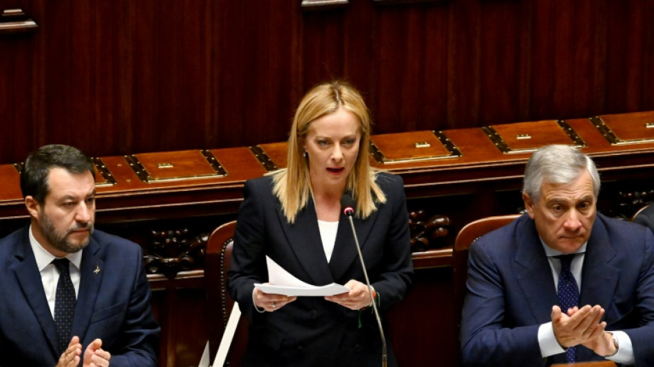 Far-right Meloni seeks to reassure in first speech as Italy PM