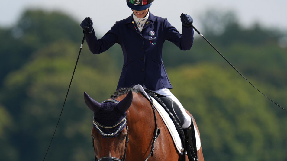 Parigi: paradressage, argento Sara Morganti nel freestyle