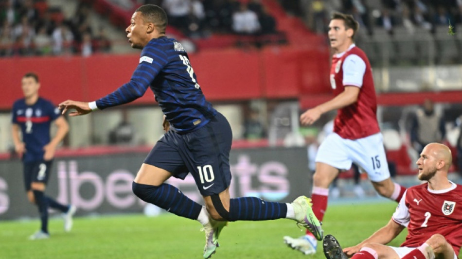 Mbappe salvages draw for France in Austria