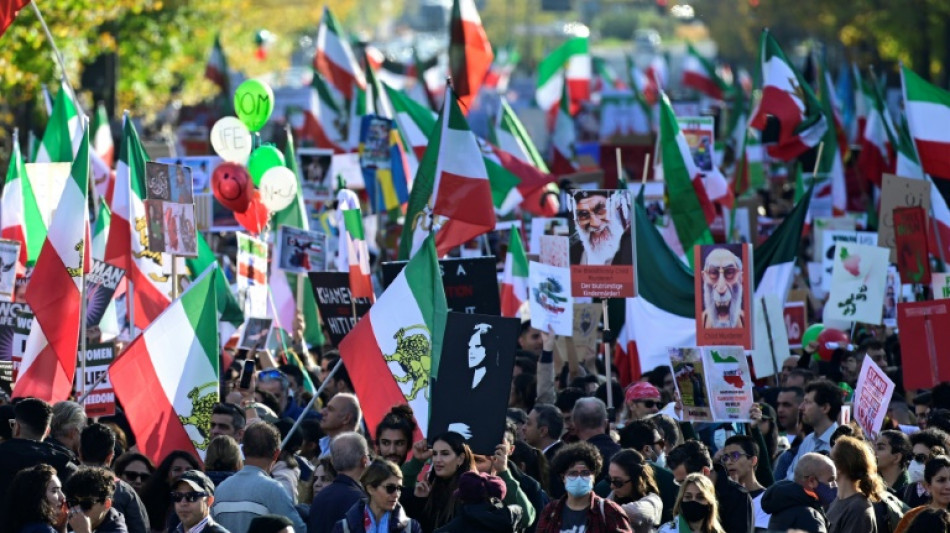 Quelque 80.000 personnes défilent à Berlin en soutien aux manifestations en Iran