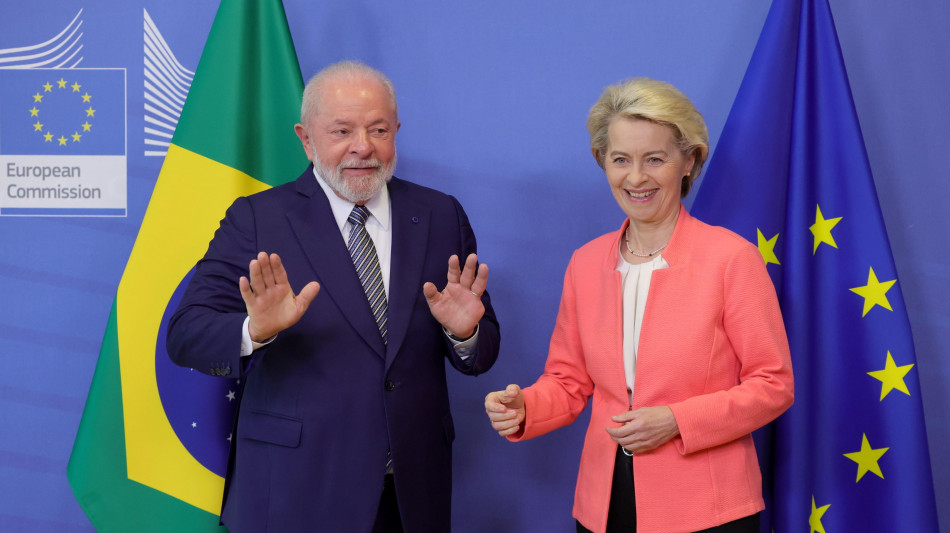 Lula insiste sull'accordo Ue-Mercosur, 'il Brasile è pronto'