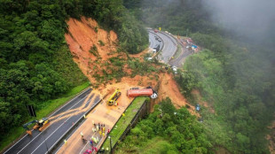 Two dead, dozens missing as landslide wipes out Brazil highway