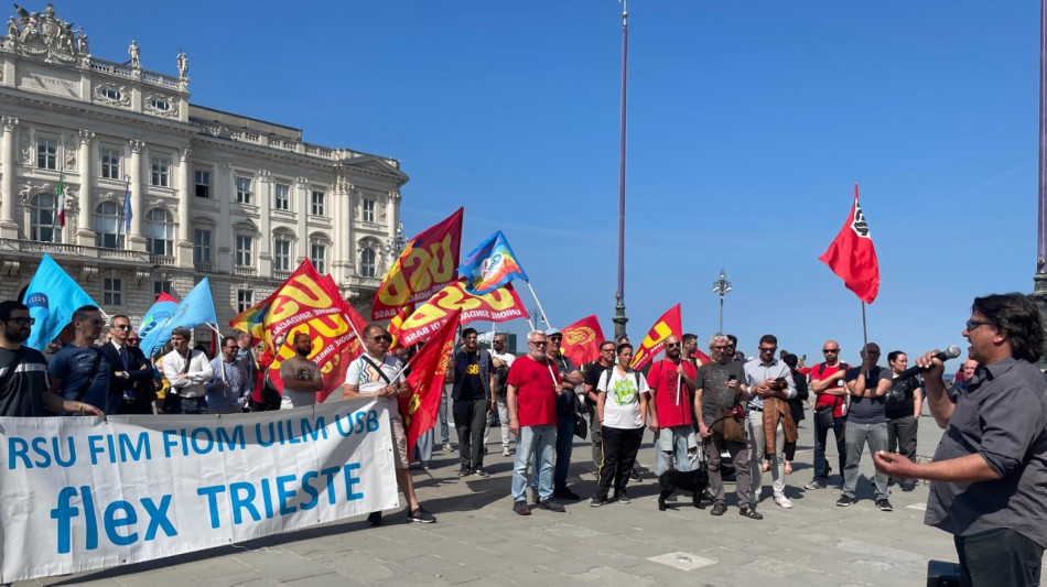 Sindacati chiamano a mobilitazione su vertenza Flex Trieste