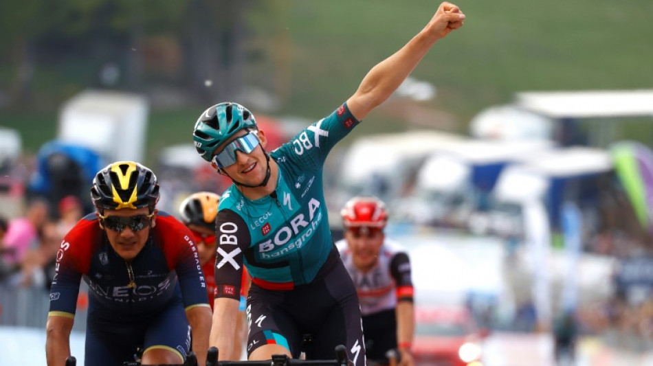 Tour d'Italie: Hindley vainqueur d'un sprint au sommet du Blockhaus