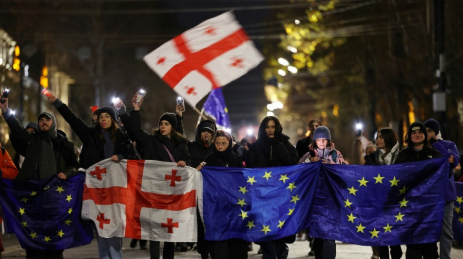 Pro-EU-Demonstrationen in Georgien gehen in den zweiten Monat