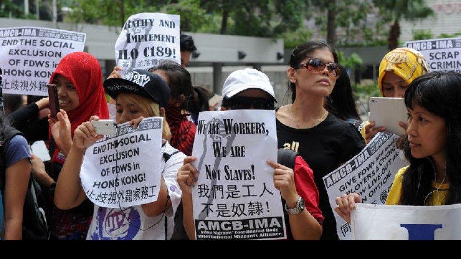 Indonesian domestic worker wins compensation for abuse in Hong Kong