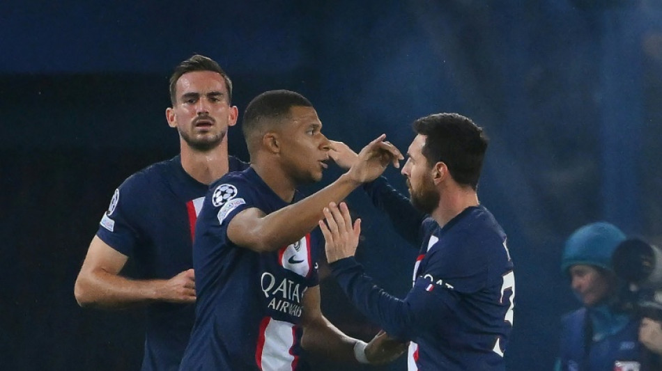 Messi, Mbappe double up as PSG hit seven to reach Champions League last 16