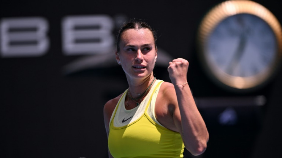 Sabalenka uses fighting spirit to banish Australian Open blues