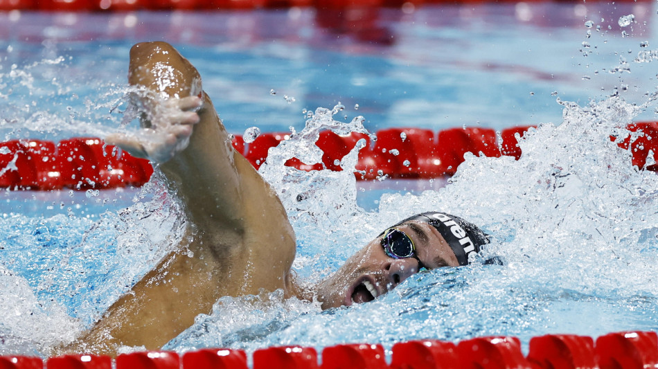 Parigi:Paltrinieri argento 1500 sl, Finke oro e record del mondo