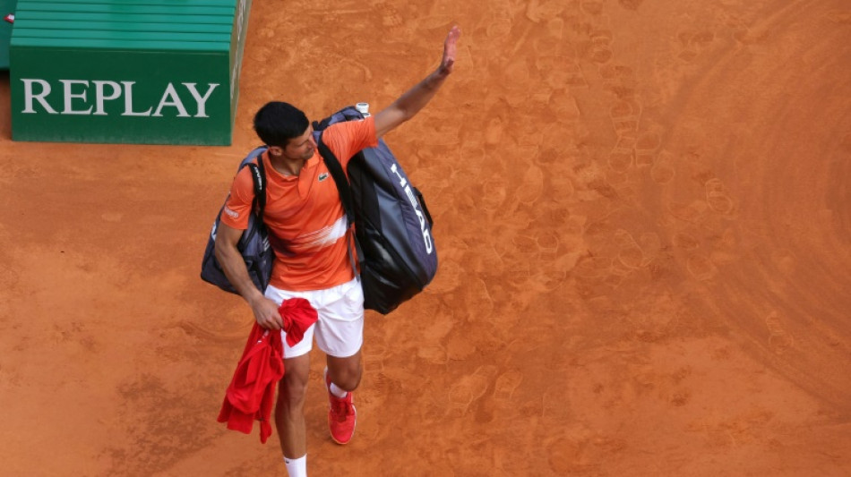 Monte-Carlo: Djokovic à terre