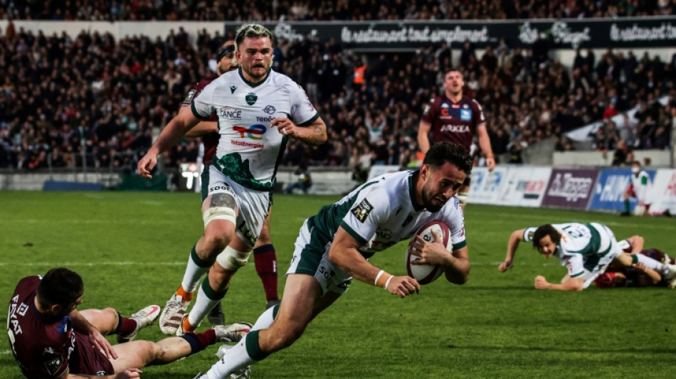 Top 14: Bordeaux-Bègles chute encore, Montpellier et le Racing 92 stoppés