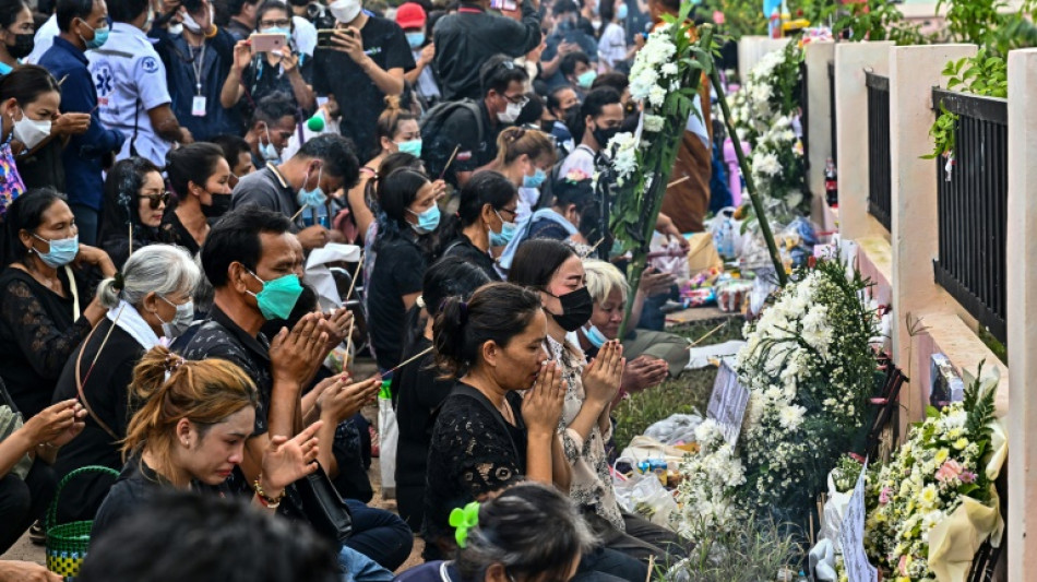 Thai nursery massacre families pray to free children's souls