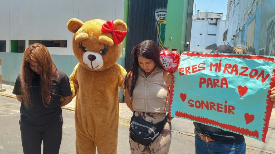 Giant teddy bear nabs Peru drug dealers in Valentine raid