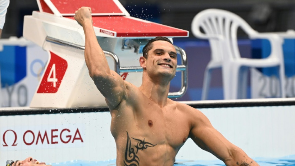 Natation: "J'ai aussi besoin de souffler mentalement", confie Florent Manaudou