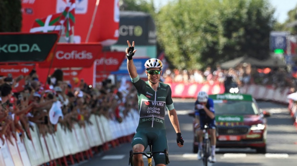 Van Aert lands third stage win of debut Vuelta