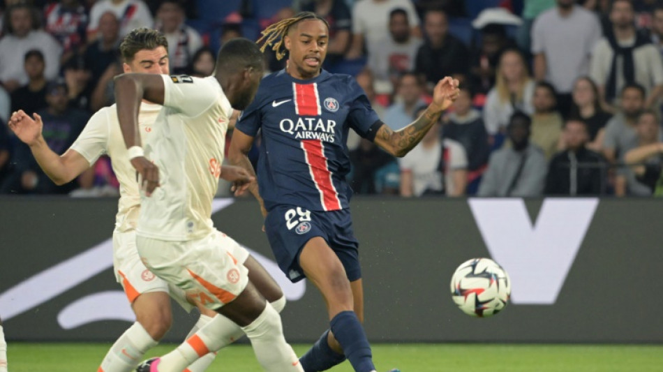 Barcola scores twice as PSG hit six past Montpellier