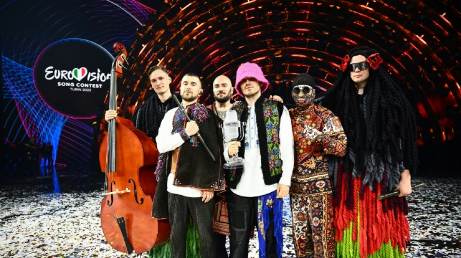 Ukraine folk rappers boost war morale with Eurovision triumph